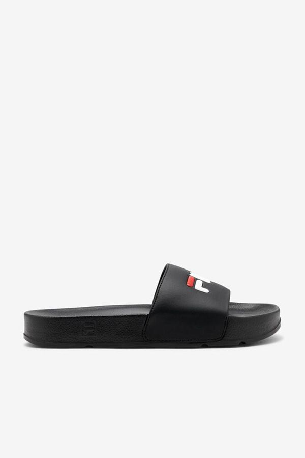 Slides Fila Homem Pretas/Vermelhas/Branco - Fila Drifter Portugal Lisboa,YVSW-65298